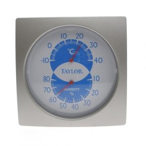 Dial Thermometer with Humidity Guide